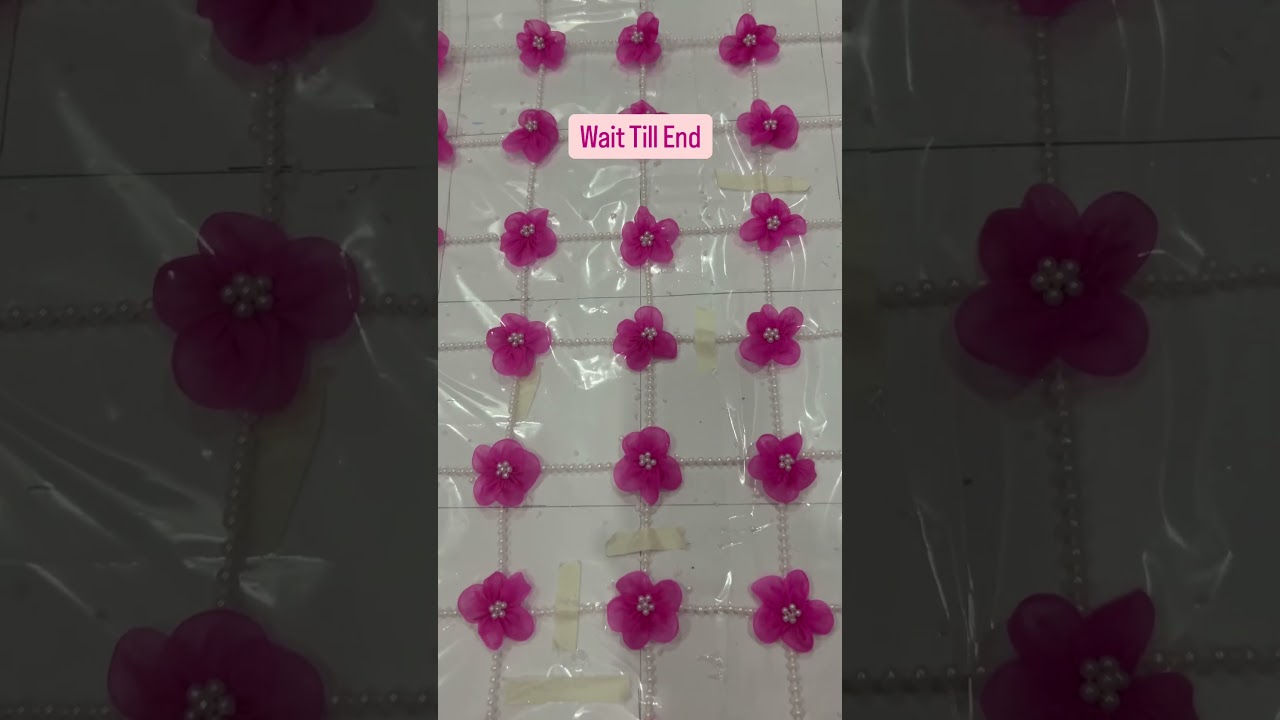 Pink Floral Dupatta for Haldi | Custom Wedding Veil for Brides & Bridesmaids