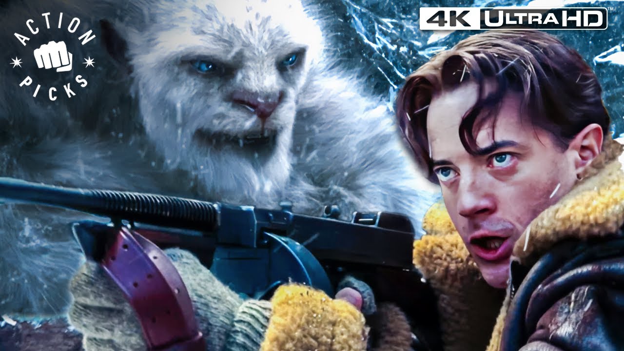 Mountain Battle Against The Yeti | The Mummy Tomb of the Dragon Emperor 4k HDR