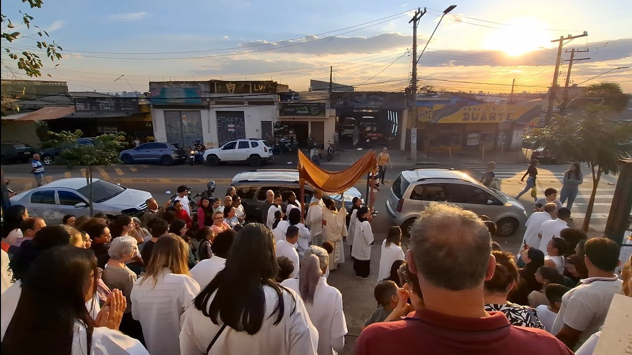 Procissão Corpus Christi Paróquia Santa Maria Madalena São Paulo Capital Video Edmilson Santos