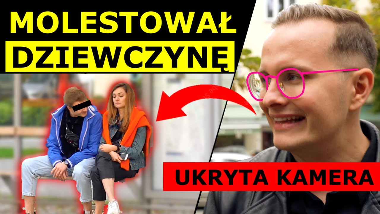 MOLESTOWAŁ DZIEWCZYNĘ NA PRZYSTANKU - CZY KTOŚ ZAREAGOWAŁ?! UKRYTA KAMERA!