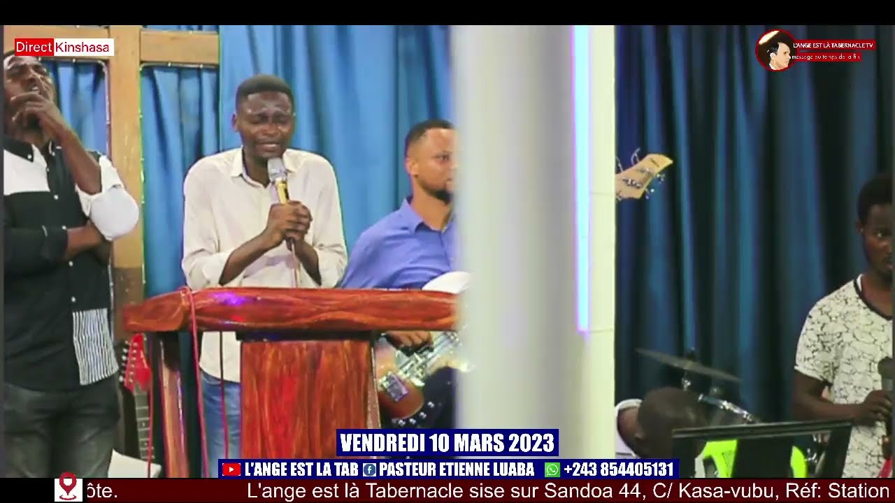 MOBIKISI MALAMU NKOLO YESU INTERPRETER PAR LE FRERE DANIEL KADIMA A L'ANGE EST LA TABERNACLE
