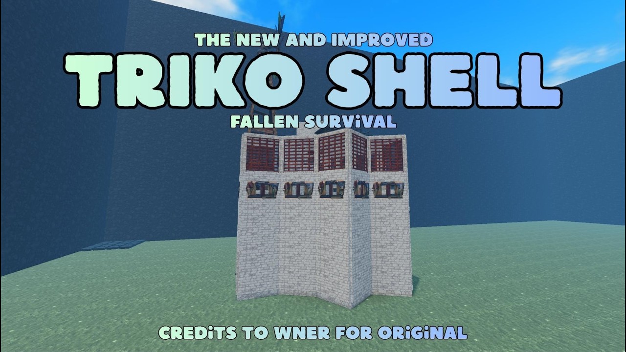 THE TRIKO SHELL // Fallen Survival Bunker Base Design
