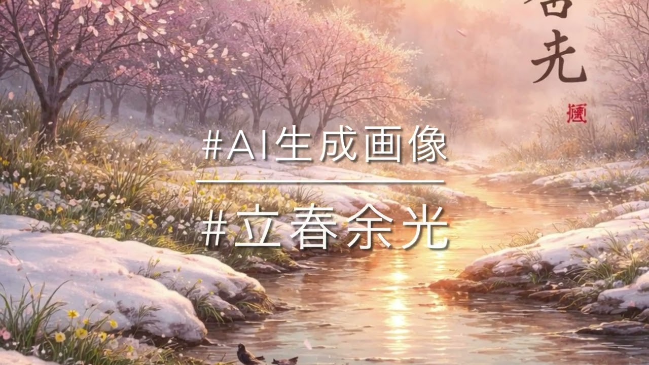 #立春余光 #AI生成画像 