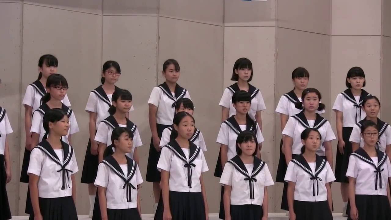 名古屋市立一柳中学校　無伴奏女声合唱曲集「なみだうた」から ３．なみだ　　４．なみだうた　作詞：松本可奈子　作曲：谷川俊太郎
