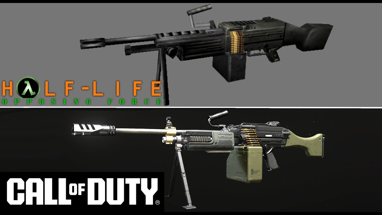 Recreating HALF LIFE OPPOSING FORCE guns in CoD…