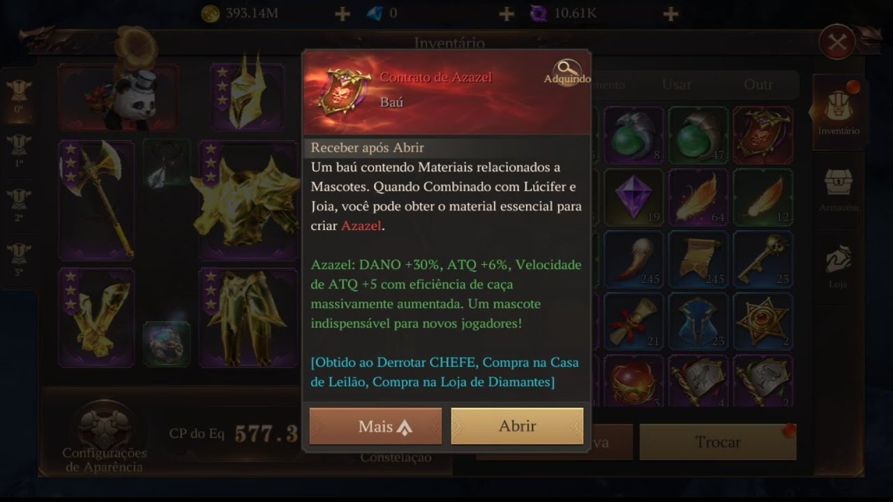 MU: Dark Epoch - CONTRATO DE AZAZEL
