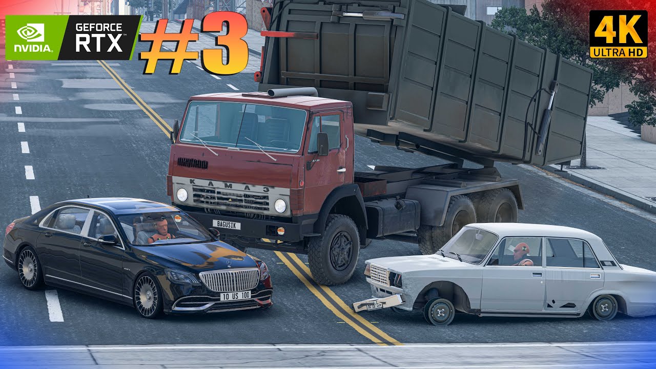 Vaz 07 və Yetim Uşaq Maşında yaşamaq Yeni Bölüm 3 | Maşın Oyunları | BeamNG.Driver #malikbedelov