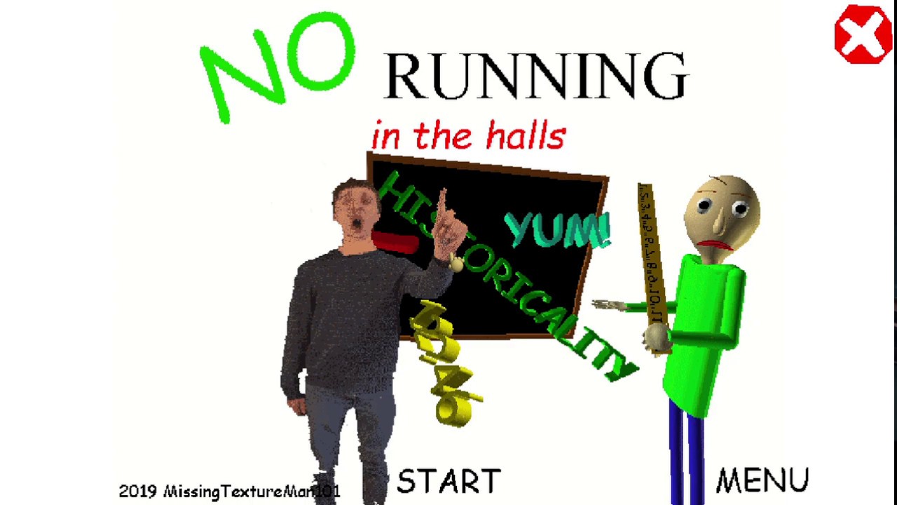 Baldi's Basics No Running In The Halls Mod! (I beat it)