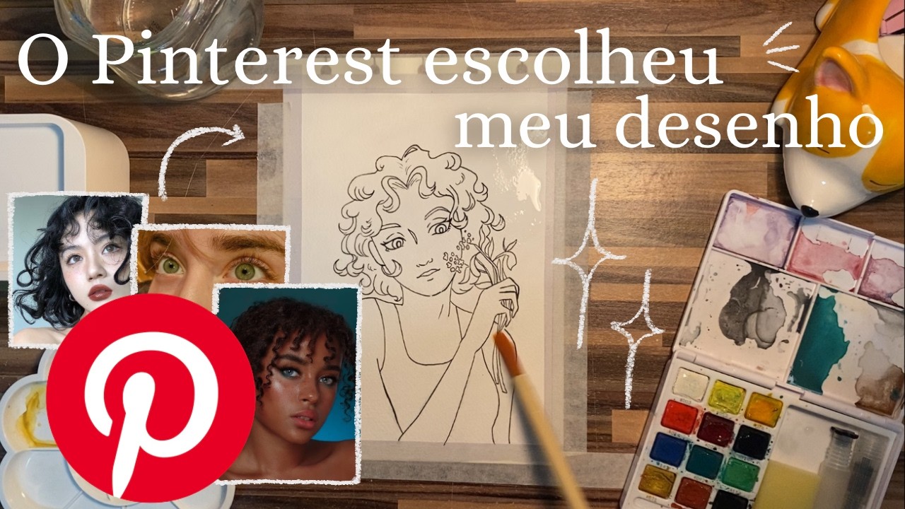 desenhando com imagens do Pinterest | desafio da 8ª foto ✮⋆˙