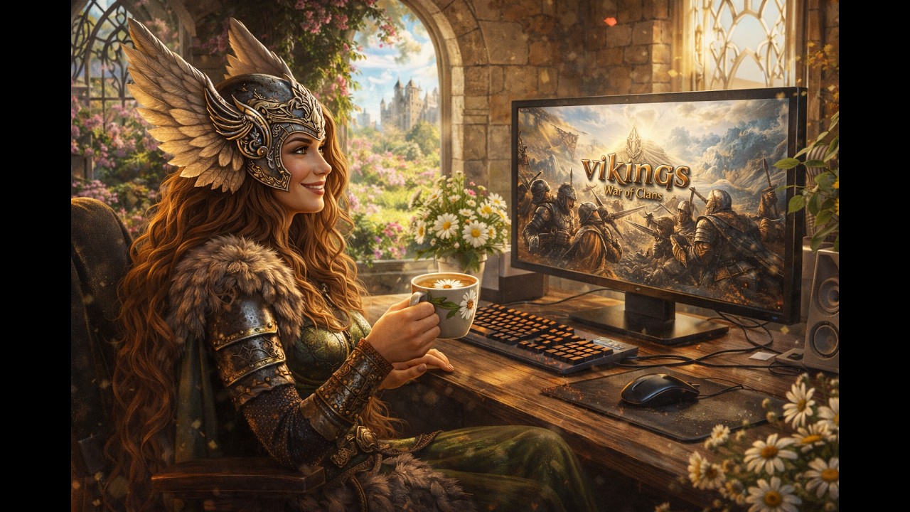 Vikings: War of Clans Беседа  после долгой Битвы