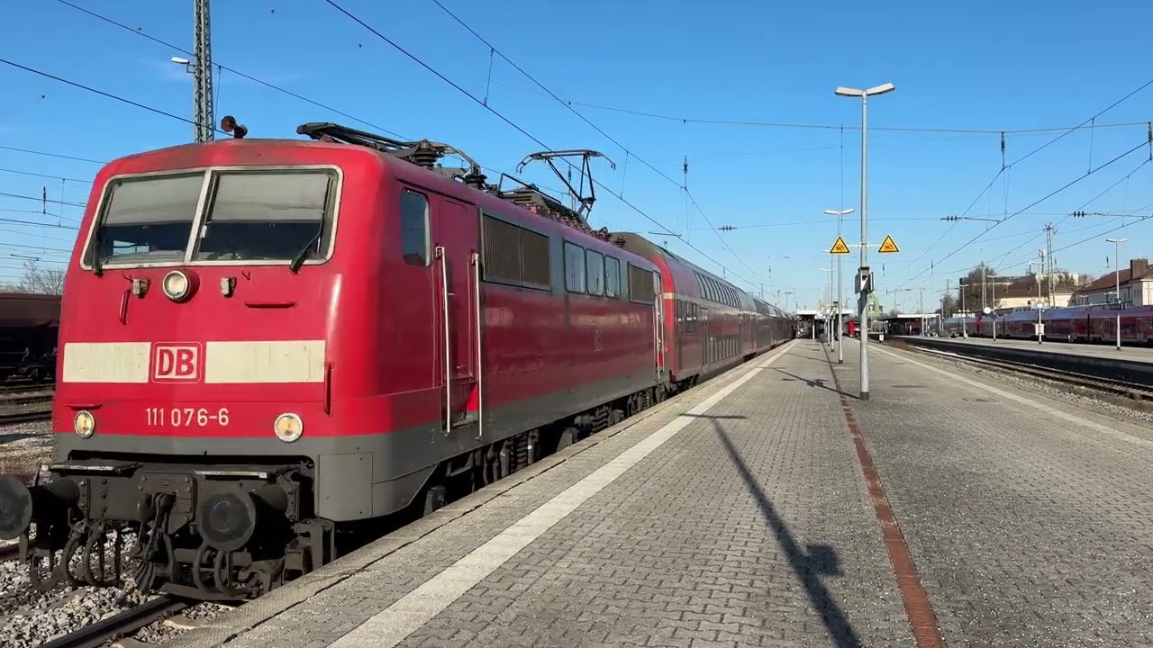 Trainspotten und Zugsichtungen zwischen Salzburg/Freilassing und Nürnberg über Schwandorf 
