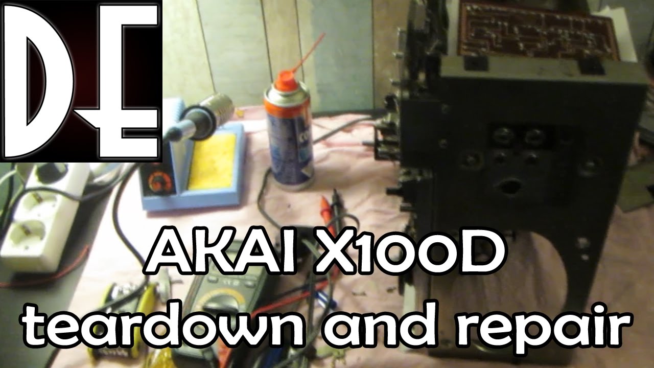 AKAI X100D Reel to Reel repair