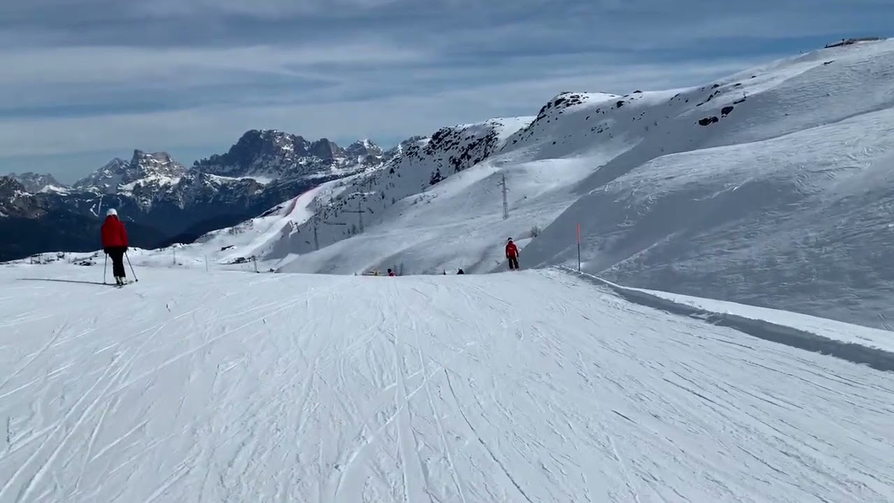 ⛷ Склон 31 Пассо Сан Пеллегрино, перекресток Прадаццо - Зингари