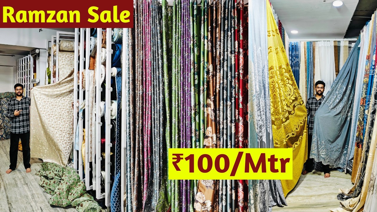Charminar Complete Home Decor Handlooms Manufacturer ₹ 100/Mtr Imported Curtains / Curtain Fabrics
