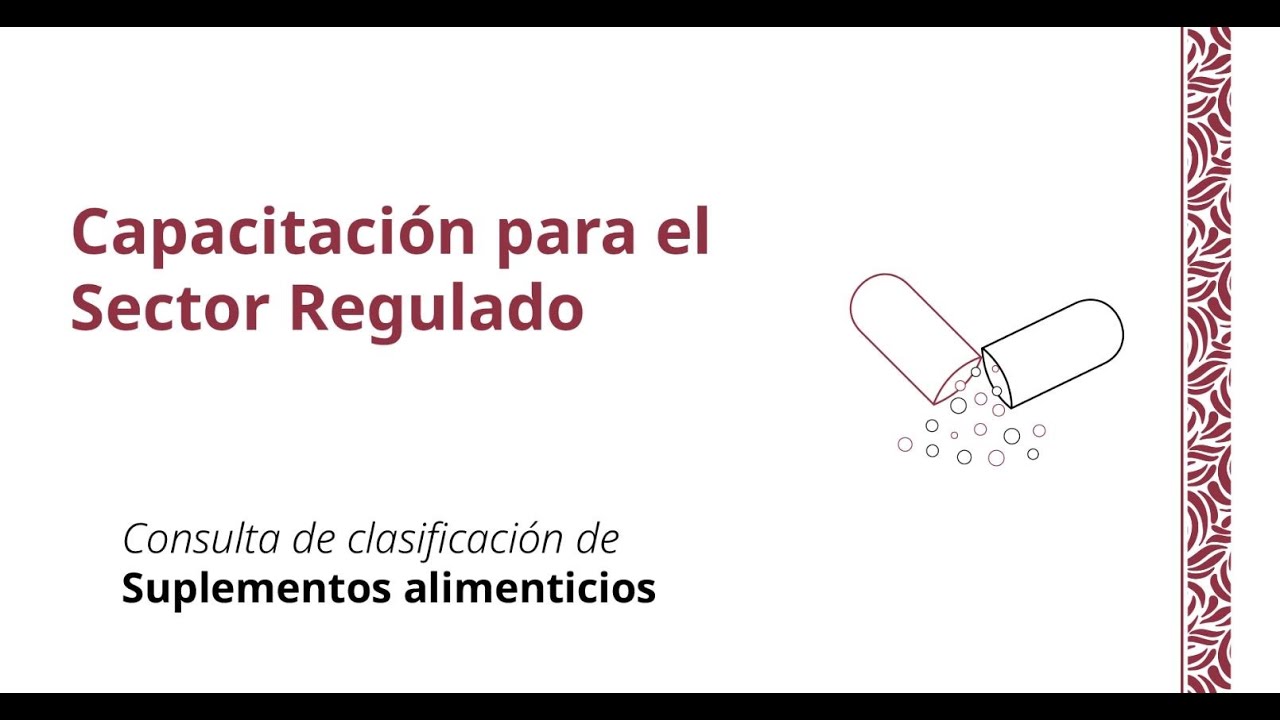 Consulta de clasificación de suplementos alimenticios