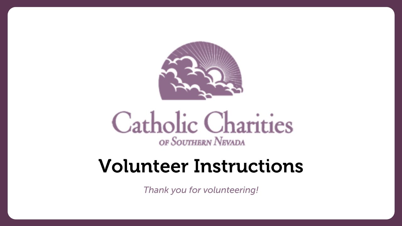 Food Pantry Volunteer Instructions