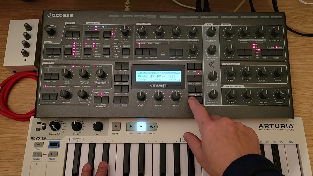 Access Virus Ti2 Desktop Drum Sounds Demo