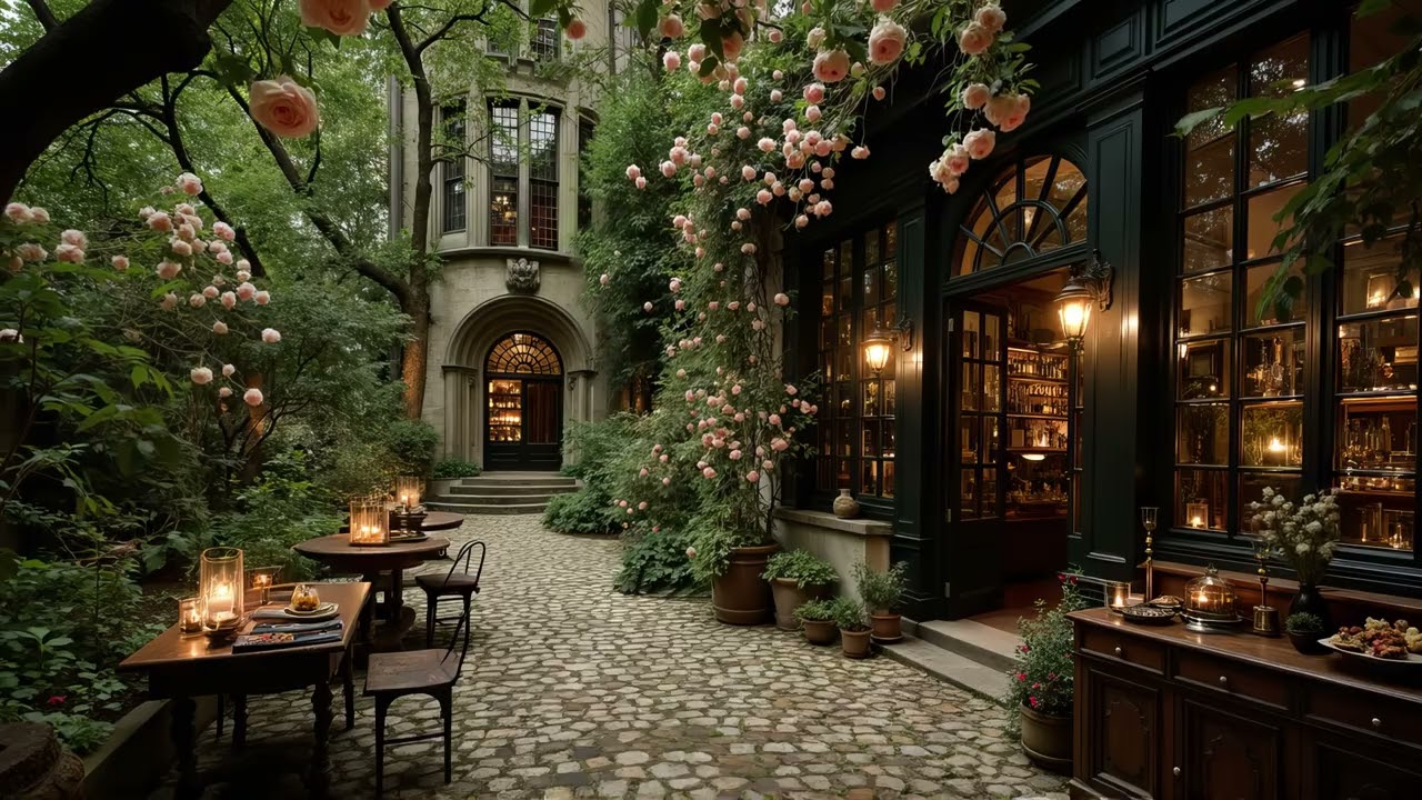 Secret Garden Caf&eacute; Nature Therapy Jazz for Calm Reflection & Stress Relief Peaceful Jazz by DJ Storm