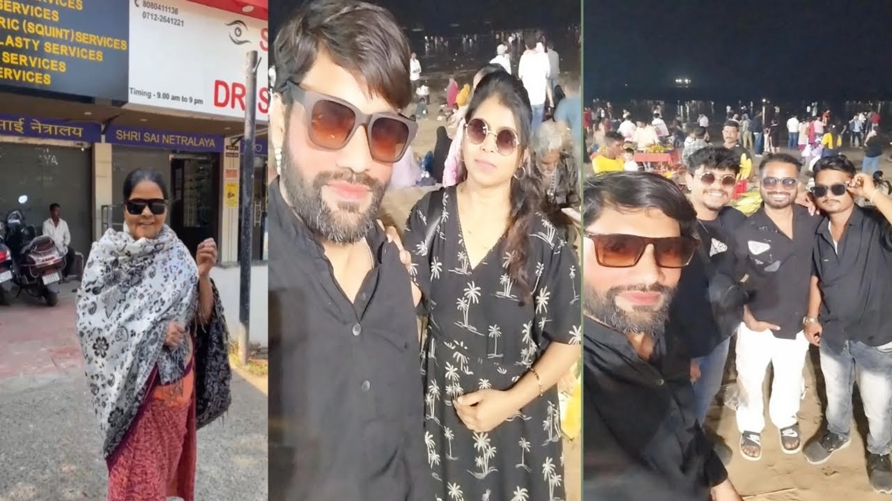 Mom ka krna pda eyes ka operation😯finally aa gye Mumbai😍brothers k sath gye phli bar juhu🥰
