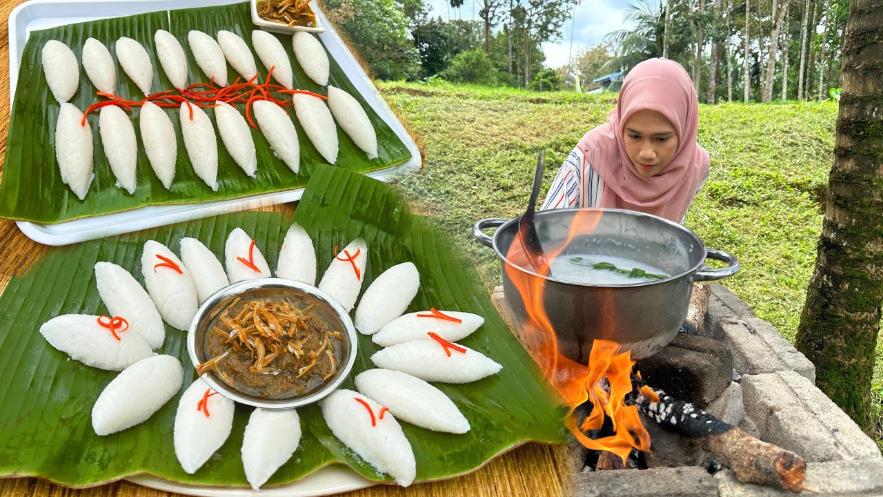 PUNTEN makanan TRADISI ORANG JAWA & SAMBAL IJO || Patut ramai suka!