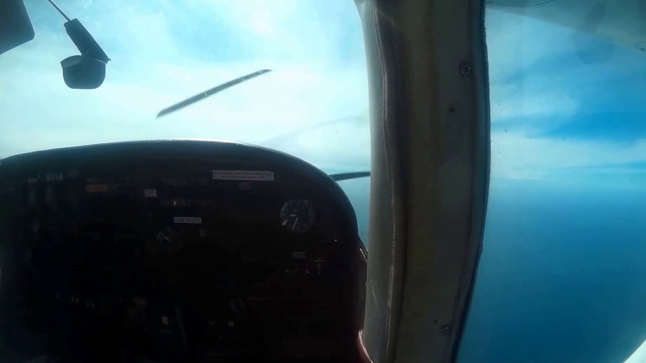 Jersey approach in the Cessna 182Q