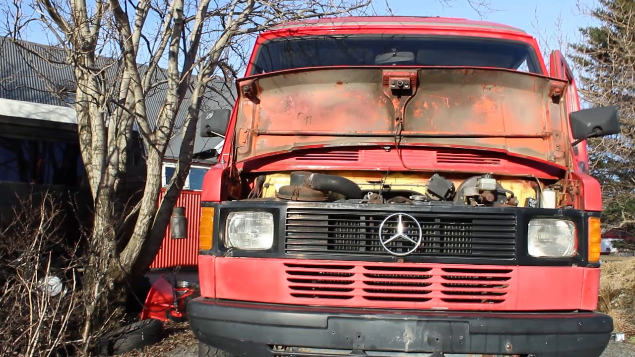 Mercedes Benz 307D, start po 3 letech /start after 3 years