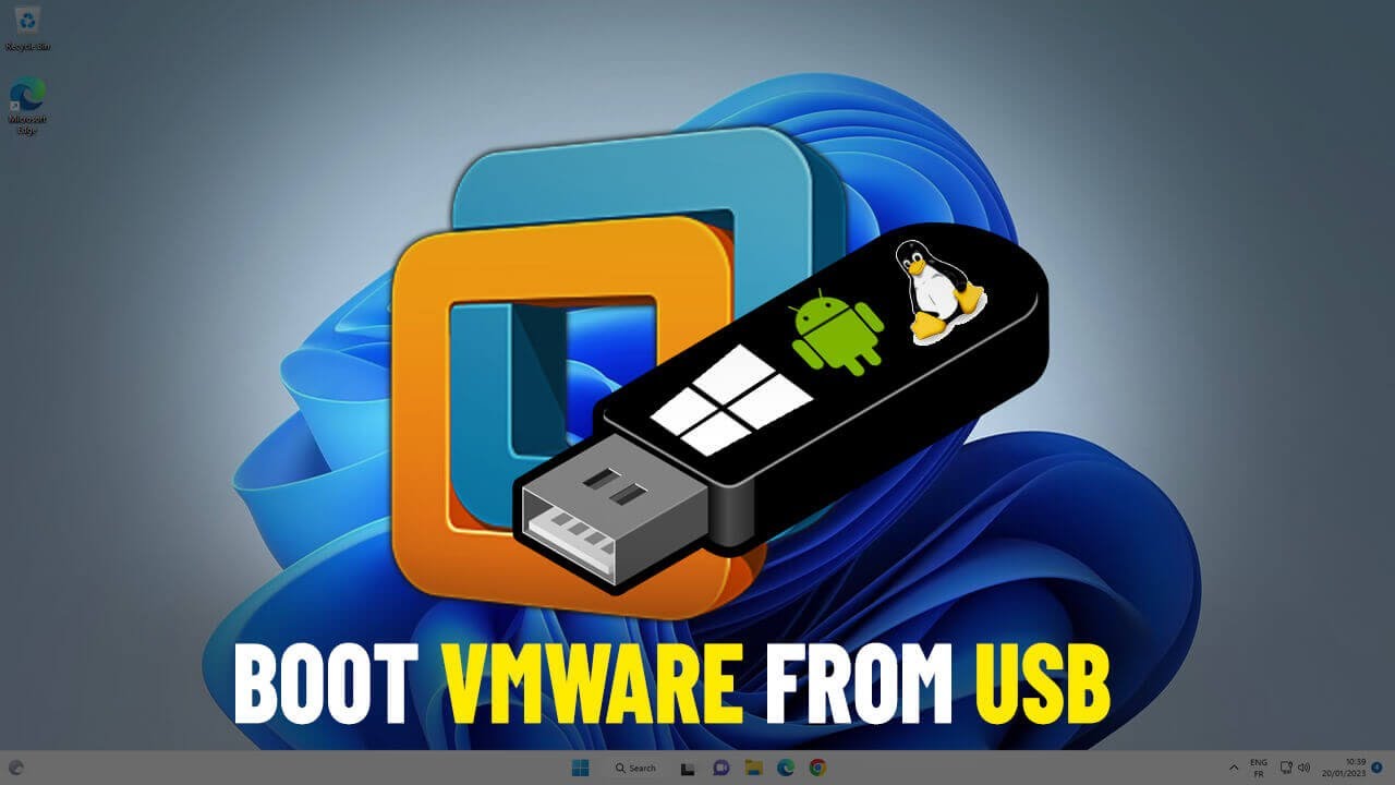 Как загрузиться с USB-накопителя в VMware | Boot From USB Flash Drive in VMware ✔️