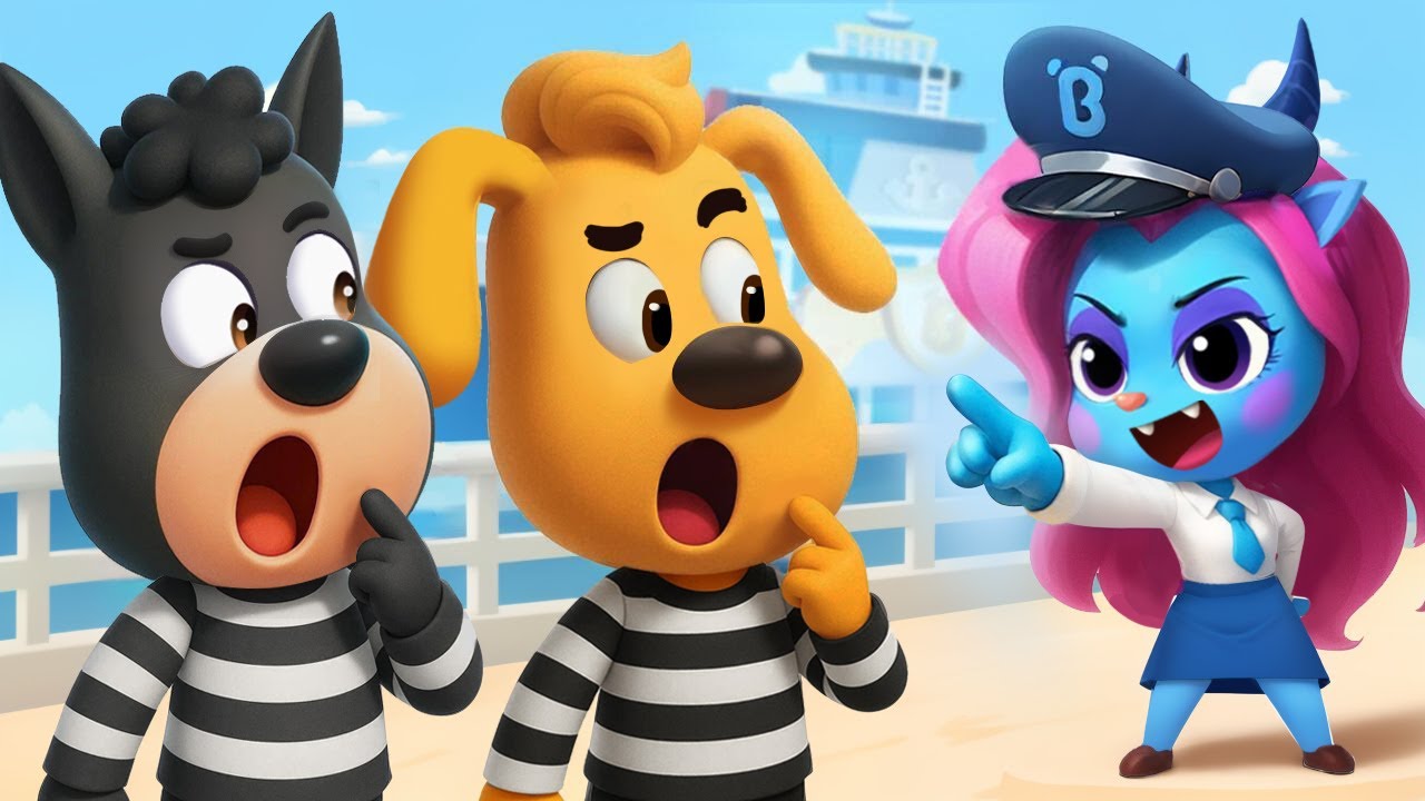 Who's the Thief | Fun Adventure | Kids Cartoon | Safety Rules for Kids | Sheriff Labrador