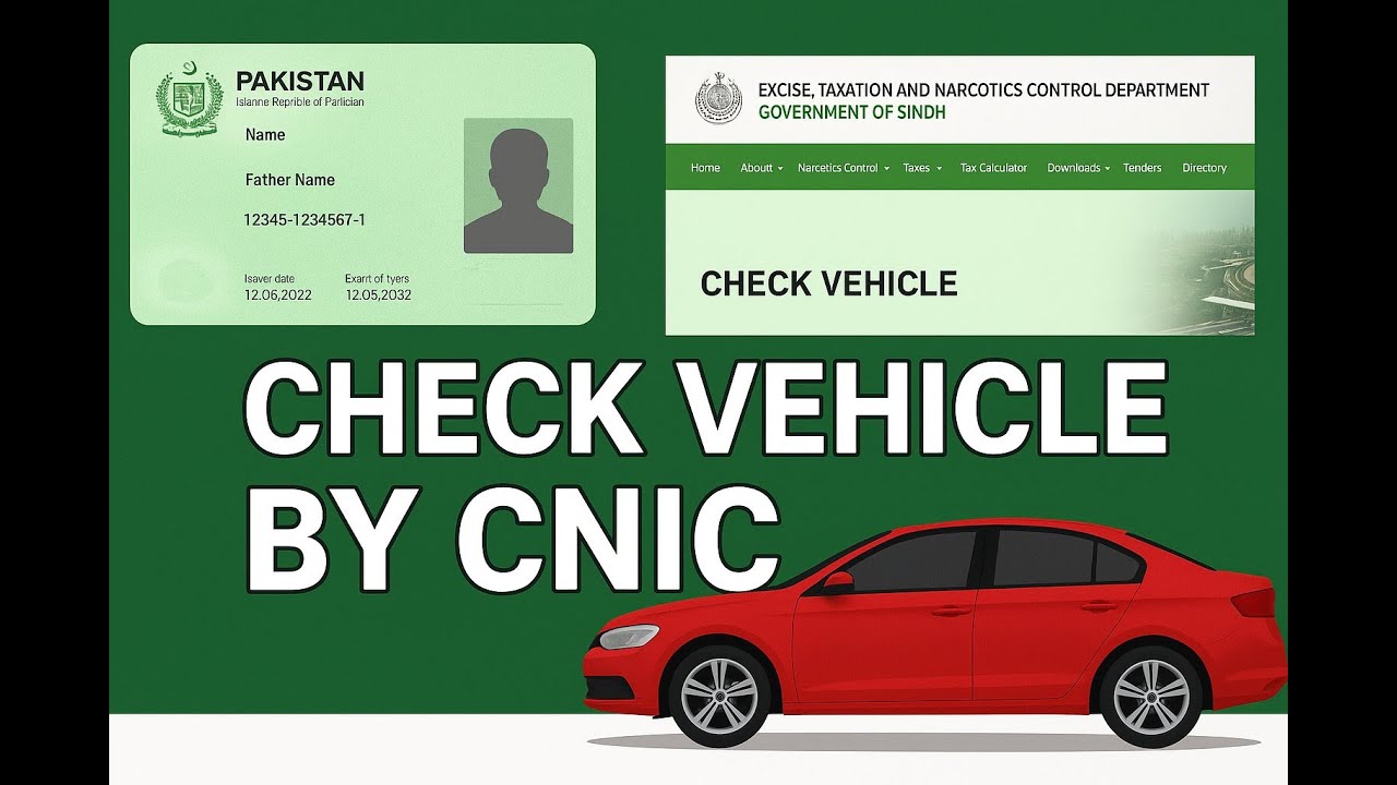 Vehicle Checking || Registered on your CNIC