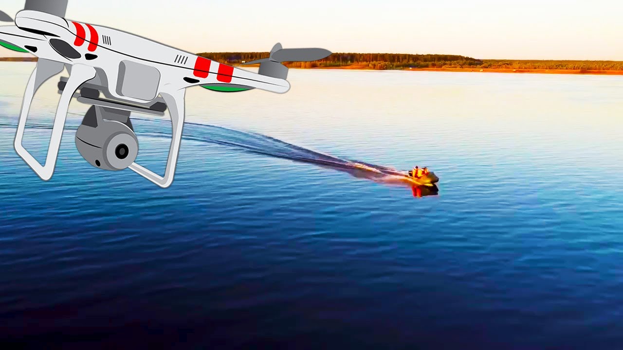 Boat and Quadcopter | Fly a DJI Mavic Mini drone from a inflatable boat