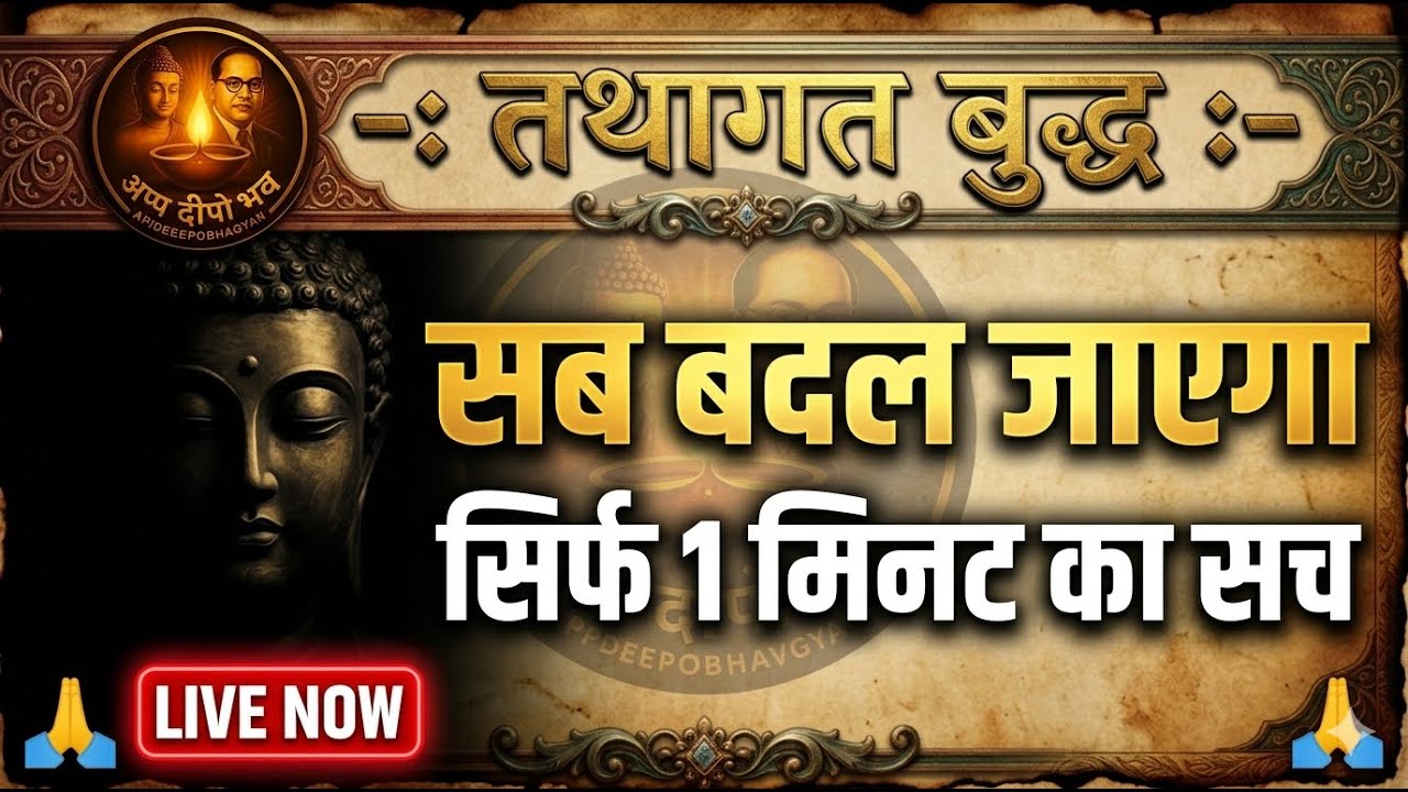 🔴 LIVE जीवन जीने का असली तरीका | बुद्ध के अनमोल वचन | Life Changing Motivation, Mental Peace Tips