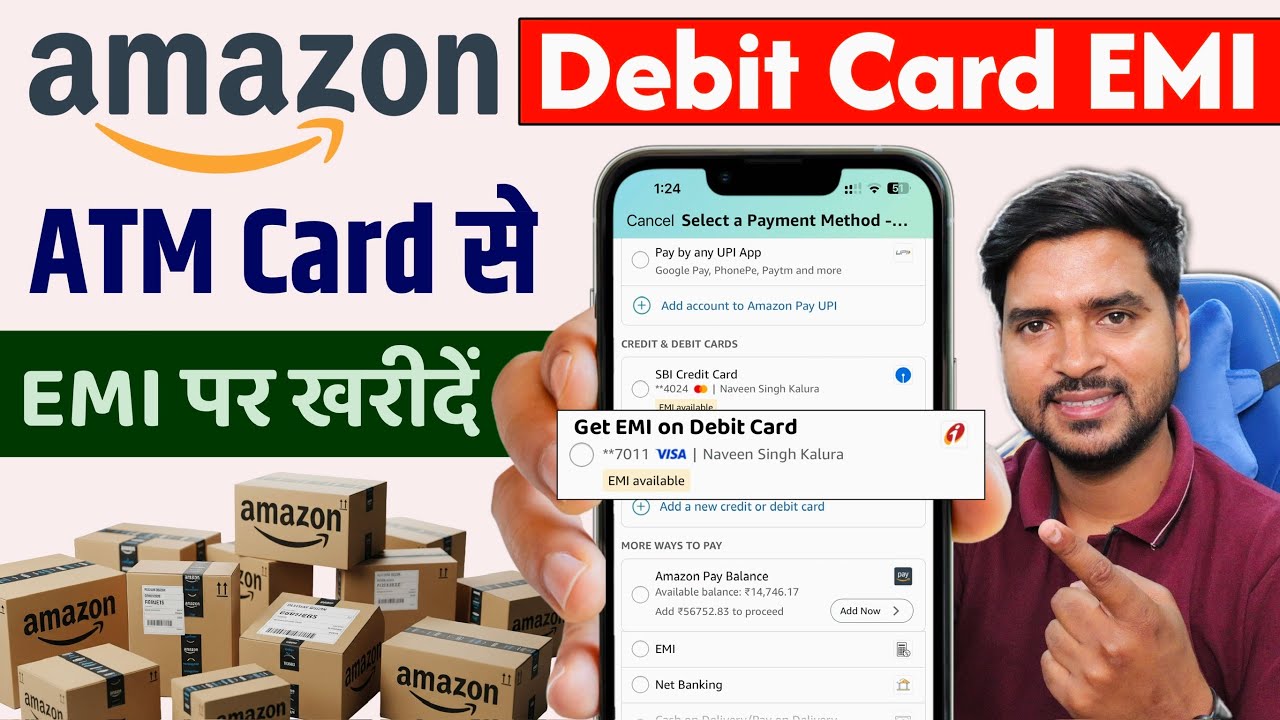 Amazon Debit Card EMI Full Process in HINDI | How to Buy Product on EMI in Amazon Using Debit Card