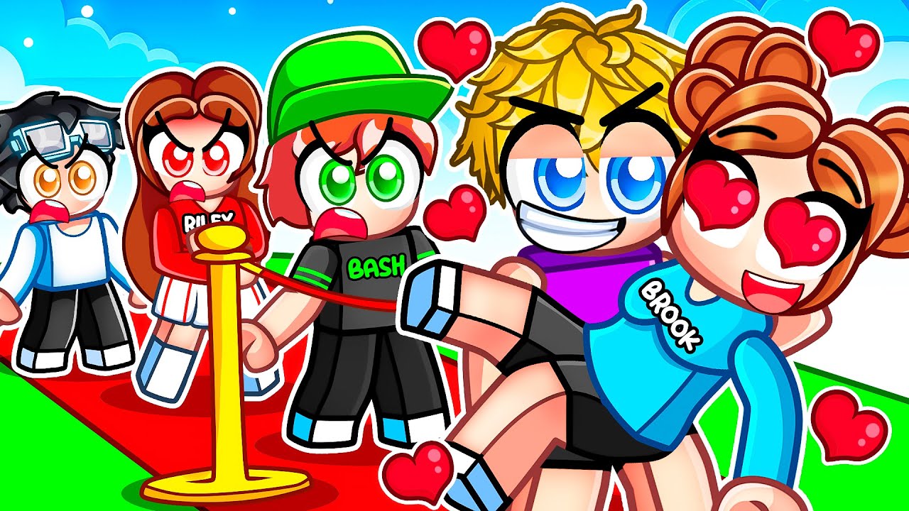Брук играет в «Обними или передай» с моим возлюбленным в Roblox!!