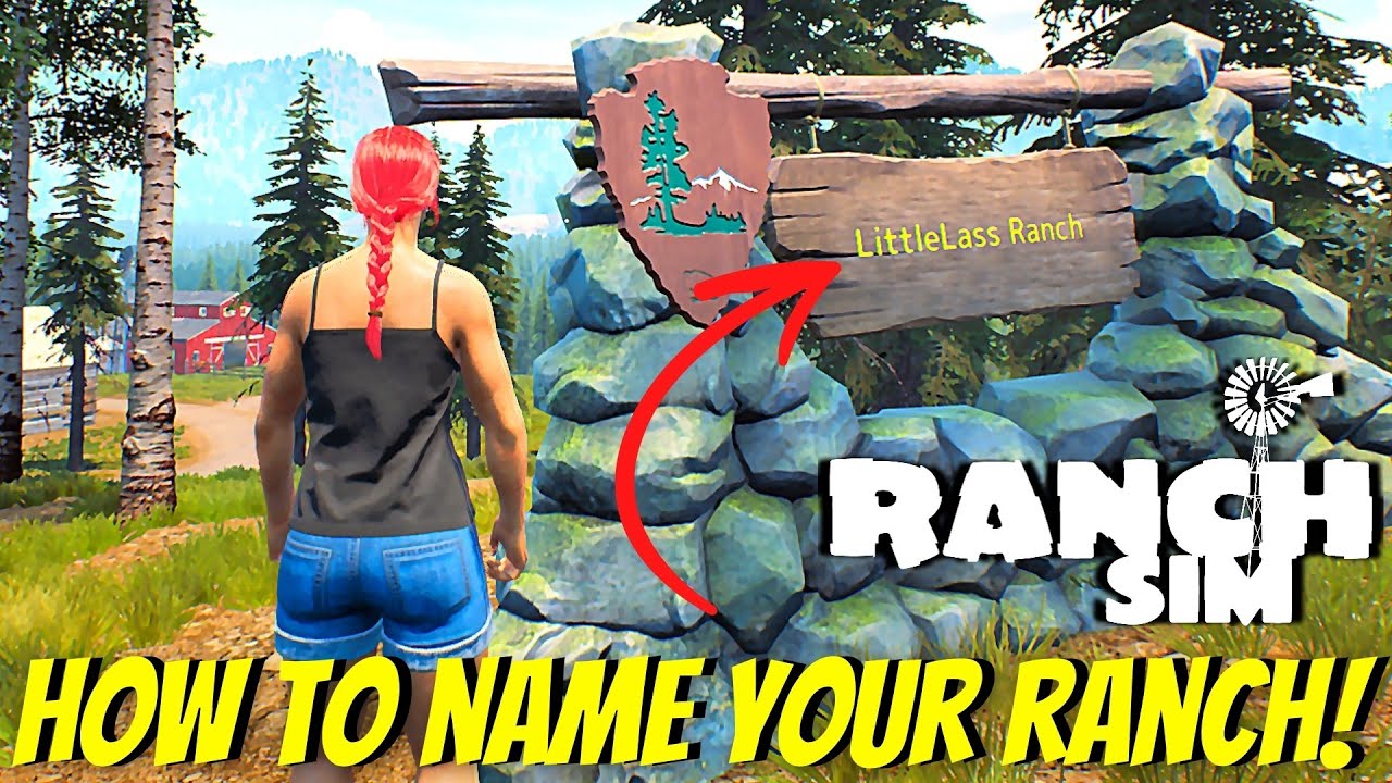 How To Name Your Ranch! | Ranch Simulator | New Tips And Tricks PC Gameplay
