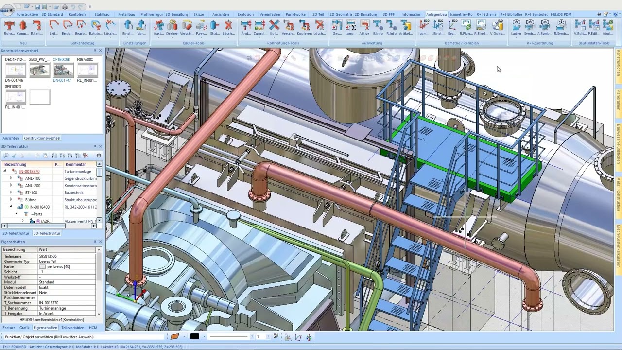 Isometric and pipe spool drawing for all pipelines | HiCAD Pipeline Construction