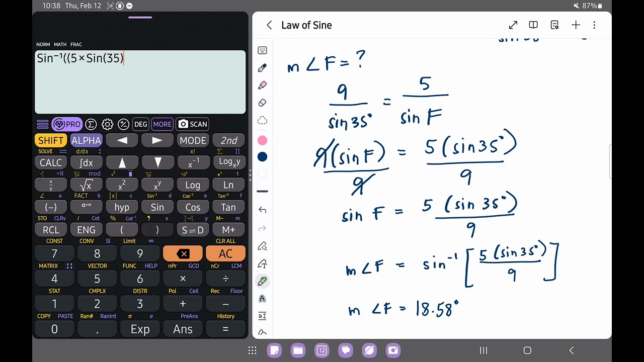 Law of Sine (2)