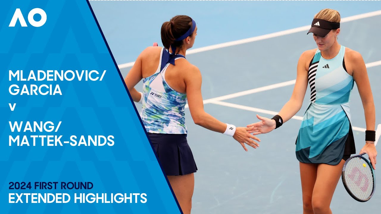 Garcia/Mladenovic v Mattek-Sands/Wang Extended Highlights | Australian Open 2024 First Round
