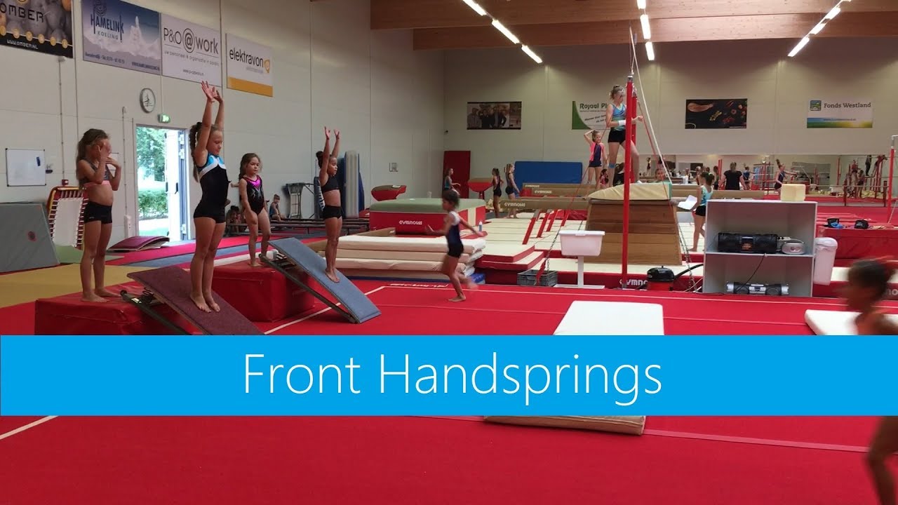 Tumbling & Flipping: Front Handspring