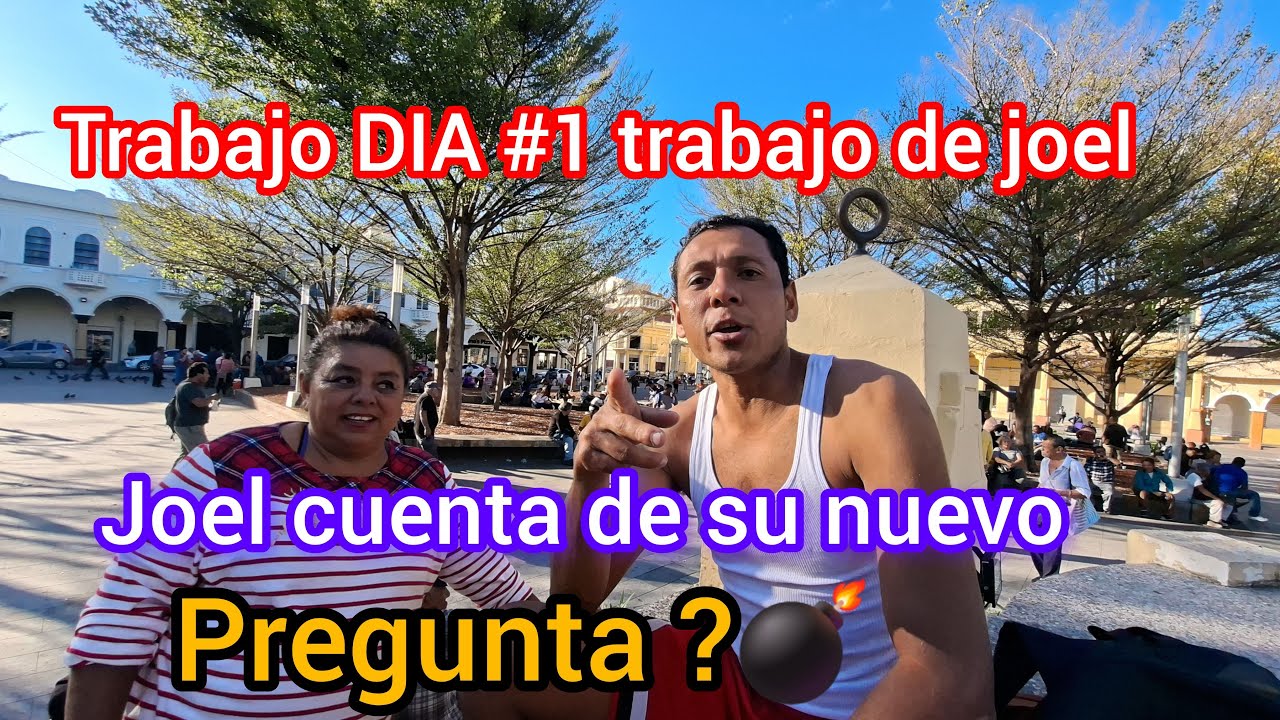 JOEL FELIZ CON SU TRABAJO #DIA #1 PLAZALIBERTAD💣