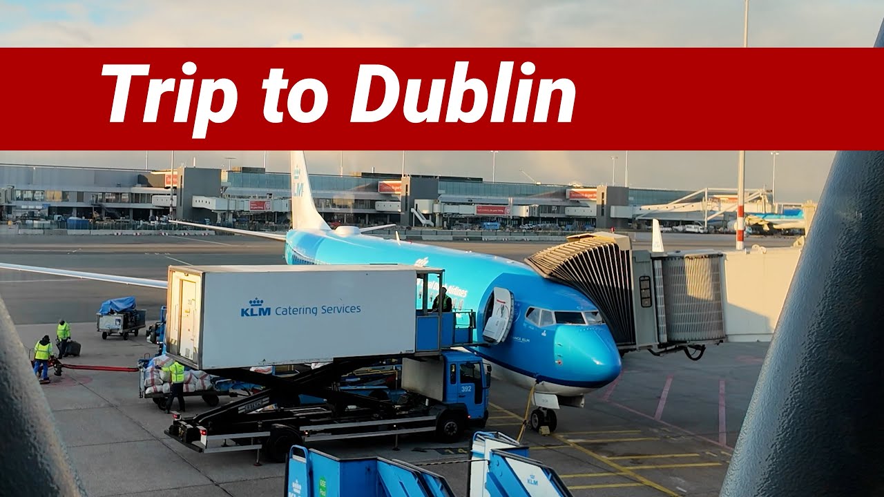 My first trip report from Amsterdam to Dublin, flying with KLM