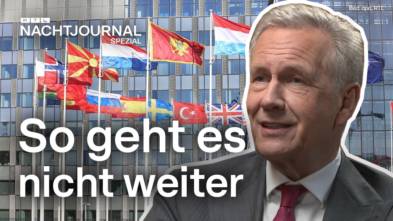Die Lage ist ernst, aber es gibt Hoffnung &ndash; Christian Wulff im Interview | RTL Nachtjournal