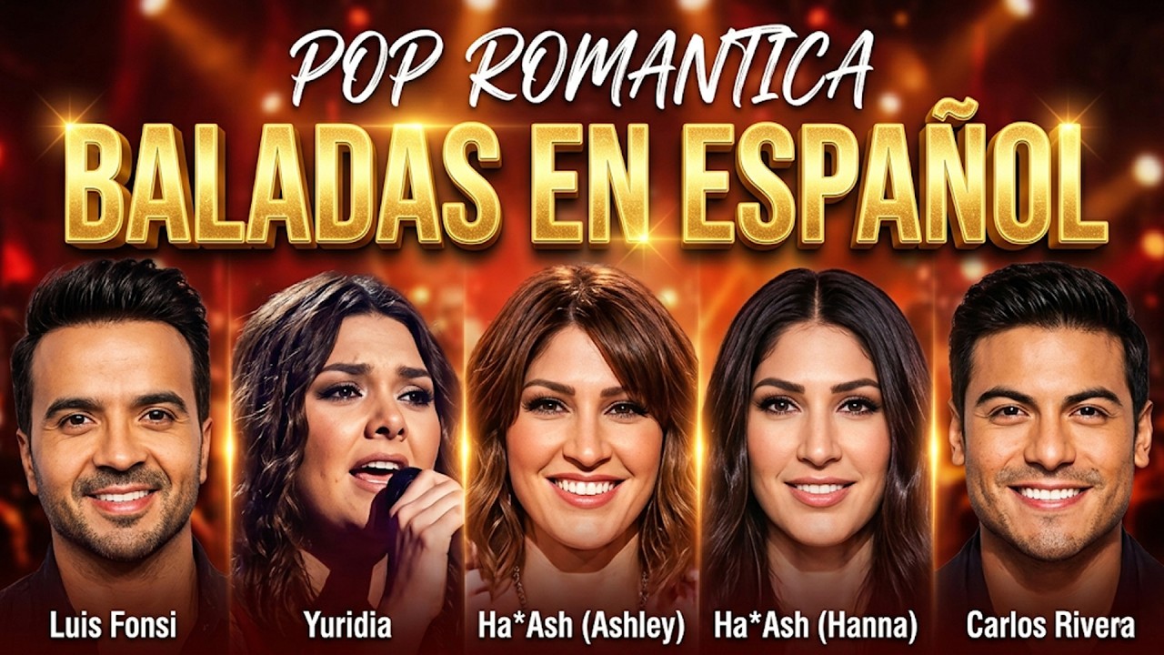 Las Mejores Musica Balada Pop En Español | Ha Ash, Yuridia, Reik, Jesse Y Joy, Carlos Rivera, Camila