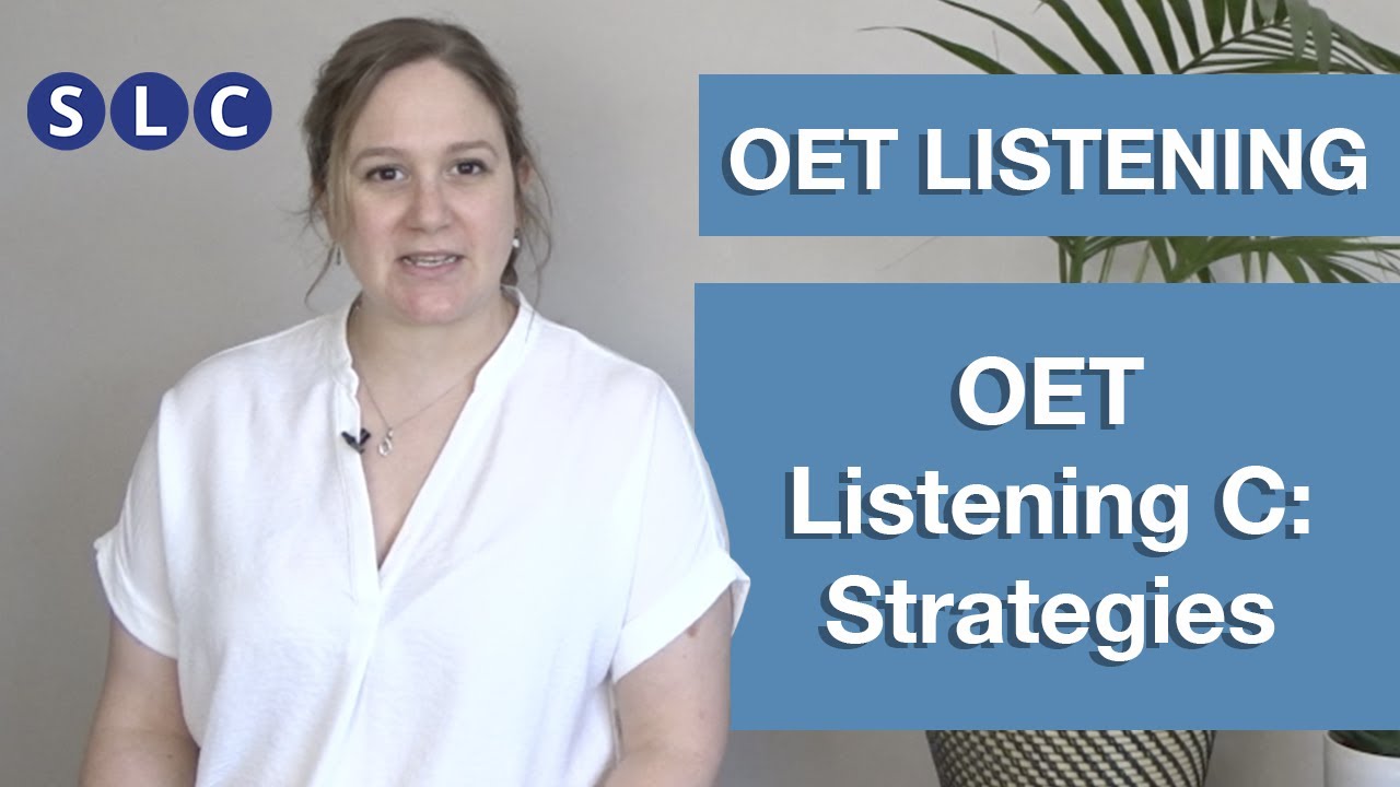 OET LISTENING | Listening Part C | How to PASS the exam