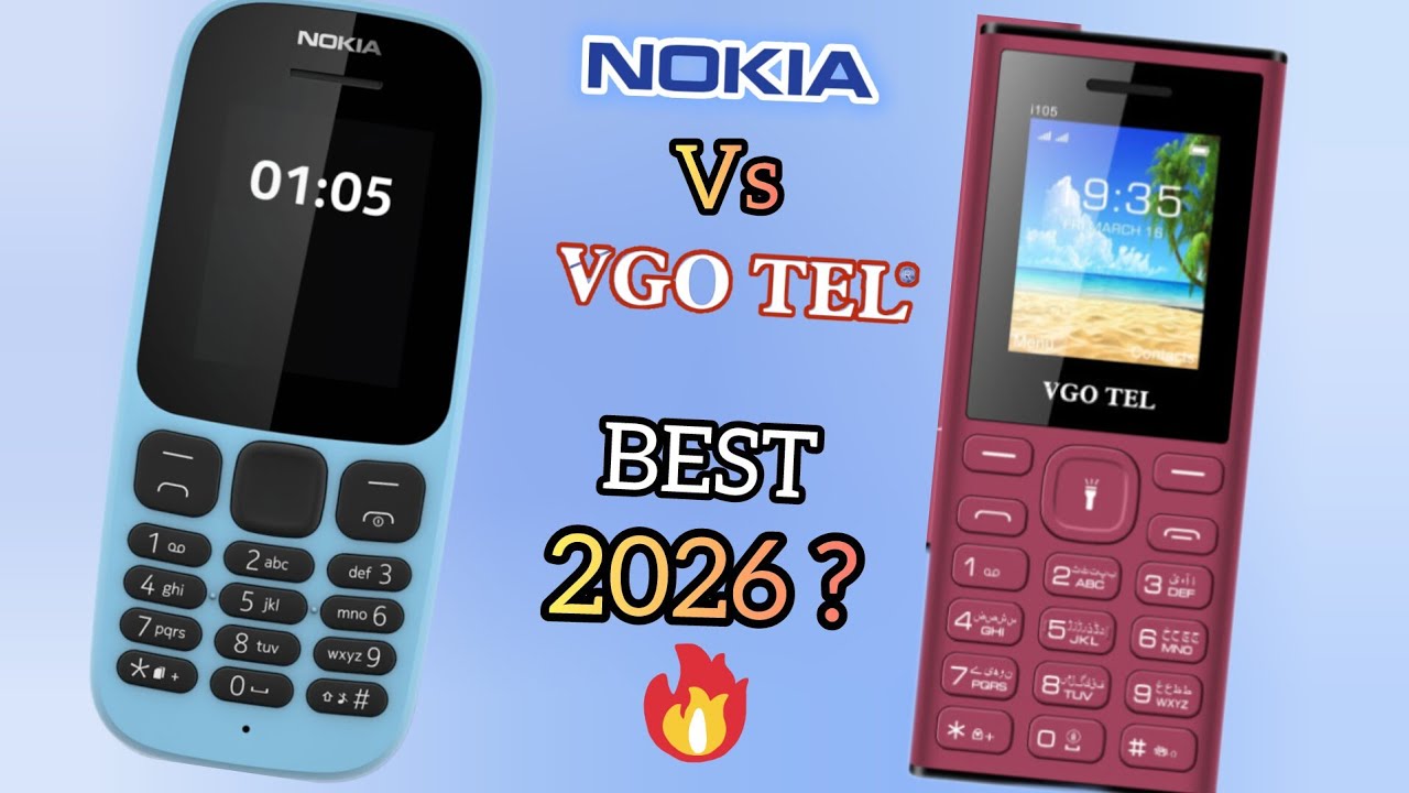 Nokia 105 & Vgo Tel  i105 Best ? 2026#foryou 