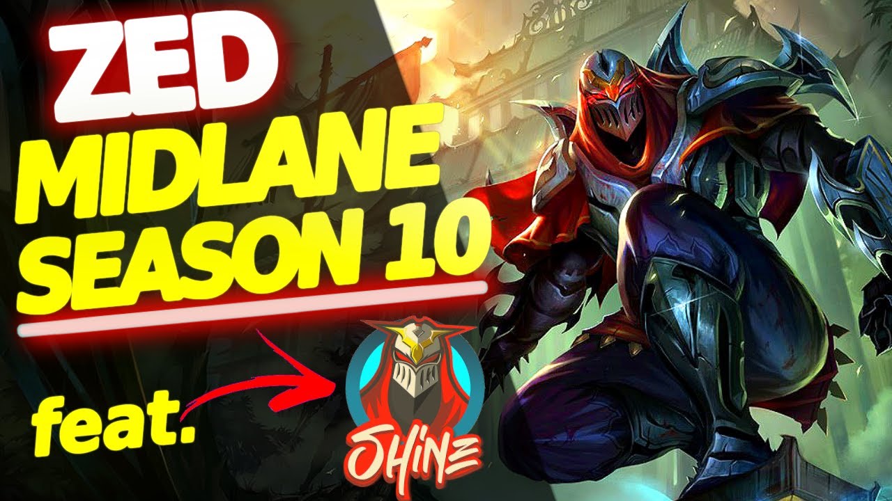 COME GIOCARE ZED MID IN SEASON 10 - feat. Shine!! 🔥 Tutorial abilità e gamestyle