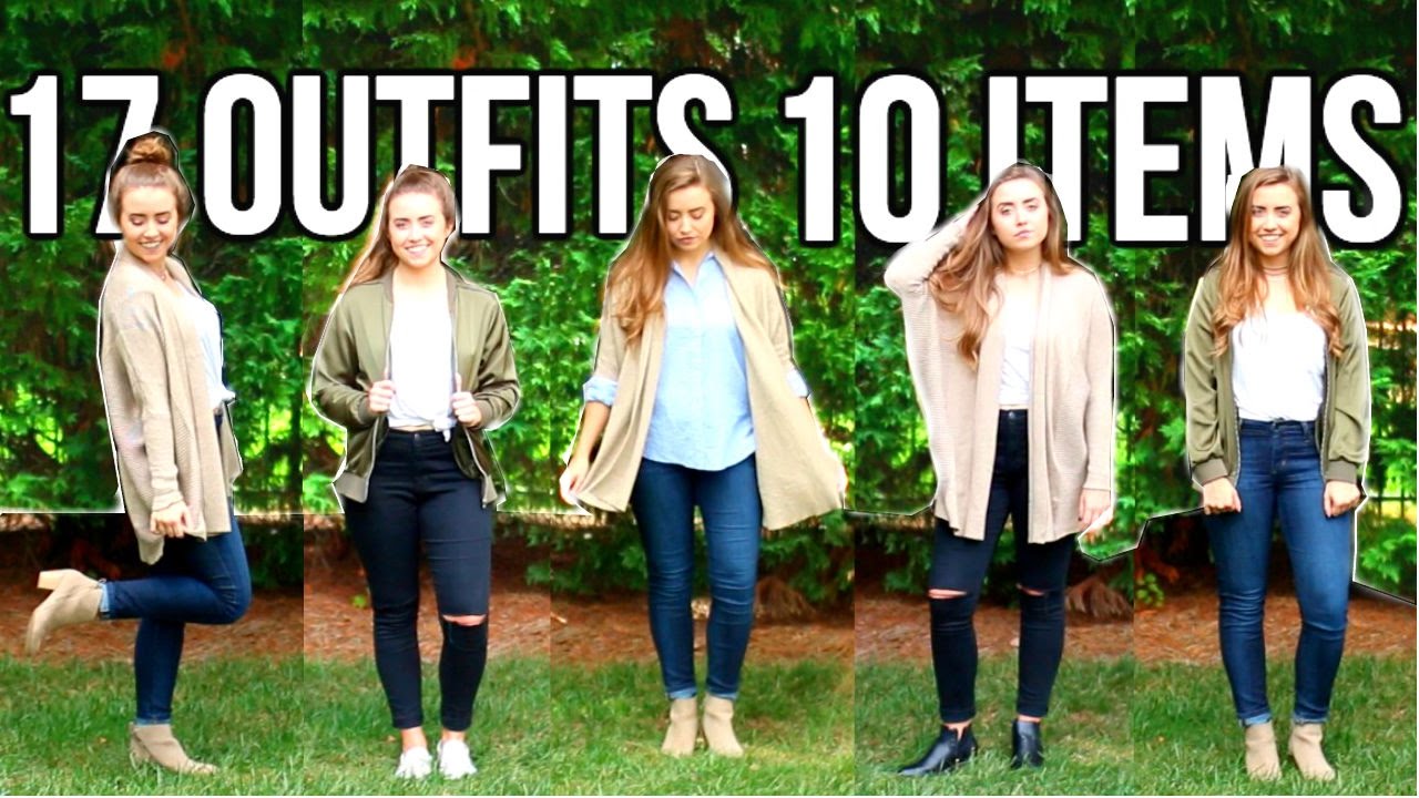 17 OUTFITS FROM 10 ITEMS | Fall Capsule Wardrobe 101