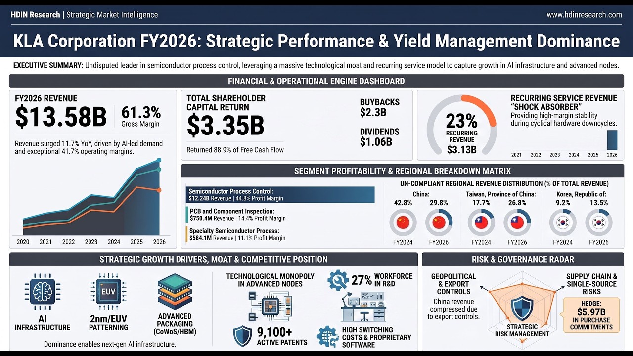 KLA Corporation (KLAC): Can $13.588 Revenue Survive 19% TSMC Concentration Risk? FY2026 Audit