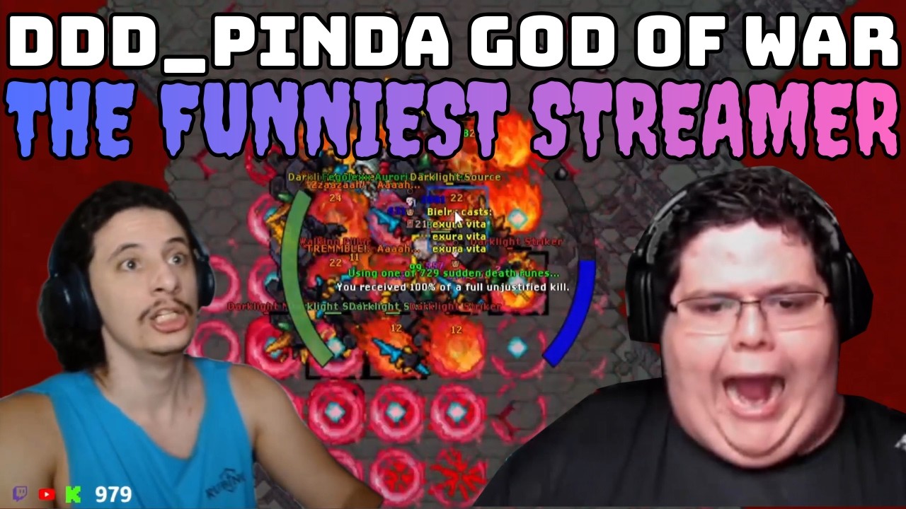 DDD O DEUS DA GUERRA, O STREAMER MAIS ENGRA&Ccedil;ADO DO TIBIA, A BATALHA DE GIGANTES, #tibia