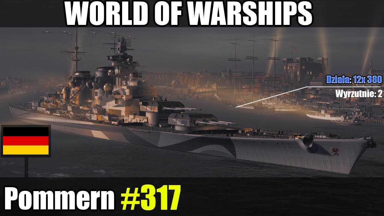 Pommern - World of Warships om&oacute;wienie i gameplay