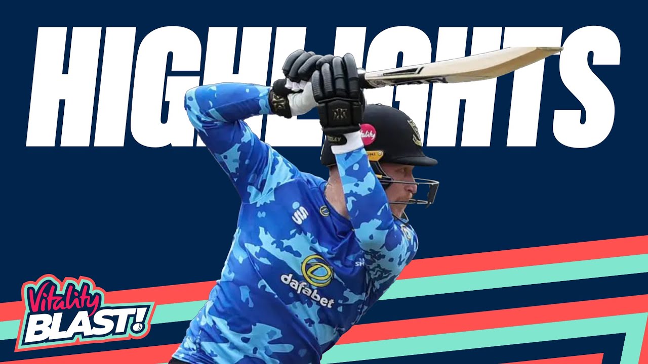 Alsop’s Runs Sets Up Tight Clash! | Hampshire v Sussex - Highlights | Vitality Blast 2024